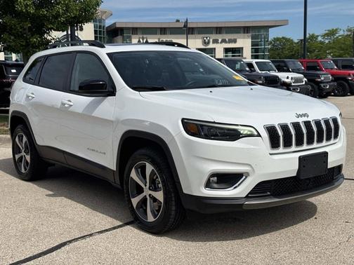 Bright White Clearcoat 2022 Jeep Cherokee Limited