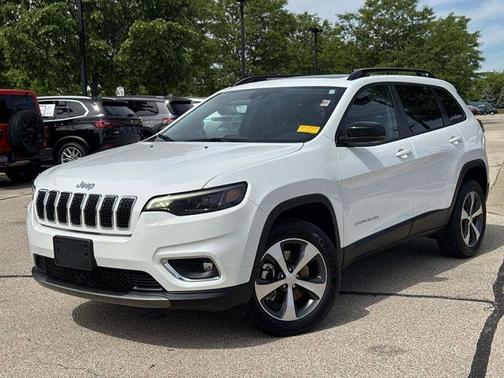 Bright White Clearcoat 2022 Jeep Cherokee Limited