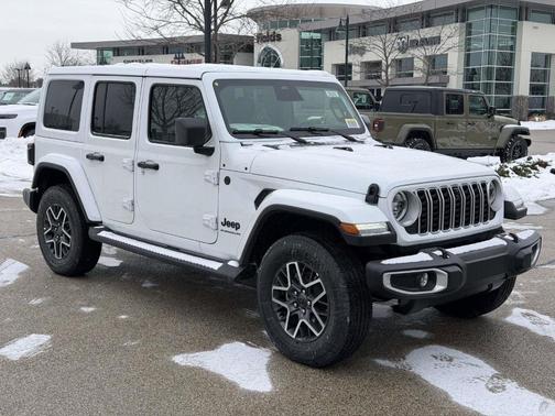 Bright White 2026 Jeep Wrangler Sahara