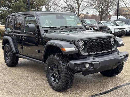 Black 2026 Jeep Wrangler Sport