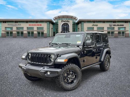 Black 2026 Jeep Wrangler Sport