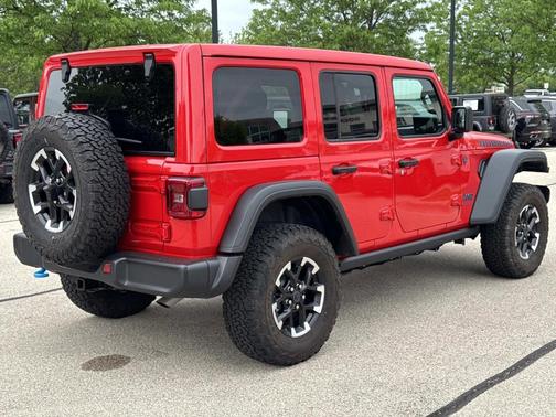 Firecracker Red Clearcoat 2025 Jeep Wrangler 4xe Rubicon