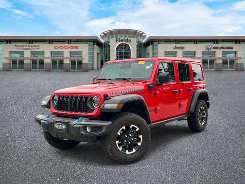 Firecracker Red Clearcoat 2025 Jeep Wrangler 4xe Rubicon SUV