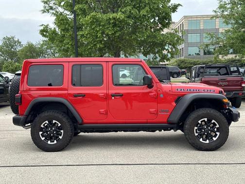 Firecracker Red Clearcoat 2025 Jeep Wrangler 4xe Rubicon