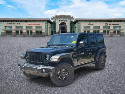 Black Clearcoat 2025 Jeep Wrangler 4xe Sport