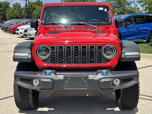 Firecracker Red Clearcoat 2025 Jeep Wrangler 4xe Rubicon