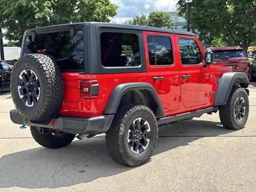 Firecracker Red Clearcoat 2025 Jeep Wrangler 4xe Rubicon
