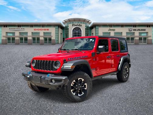 Firecracker Red Clearcoat 2025 Jeep Wrangler 4xe Rubicon