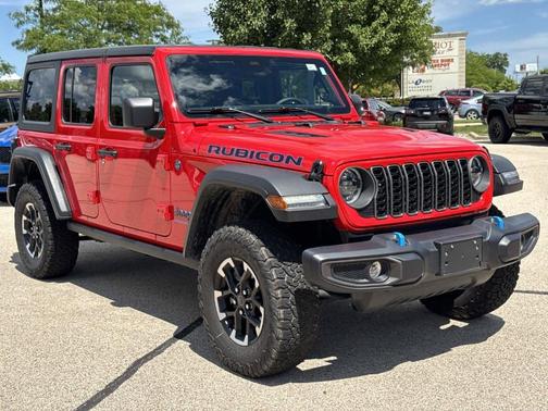 Firecracker Red Clearcoat 2025 Jeep Wrangler 4xe Rubicon