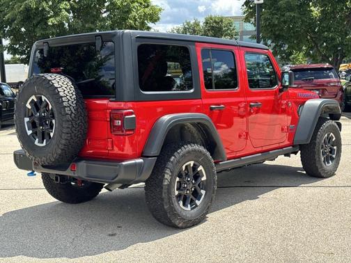 Firecracker Red Clearcoat 2025 Jeep Wrangler 4xe Rubicon