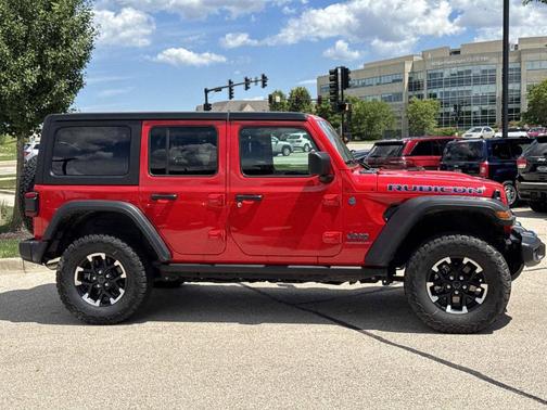 Firecracker Red Clearcoat 2025 Jeep Wrangler 4xe Rubicon