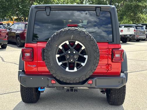 Firecracker Red Clearcoat 2025 Jeep Wrangler 4xe Rubicon