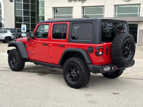 Firecracker Red Clearcoat 2025 Jeep Wrangler 4xe Sport