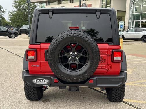 Firecracker Red Clearcoat 2025 Jeep Wrangler 4xe Sport