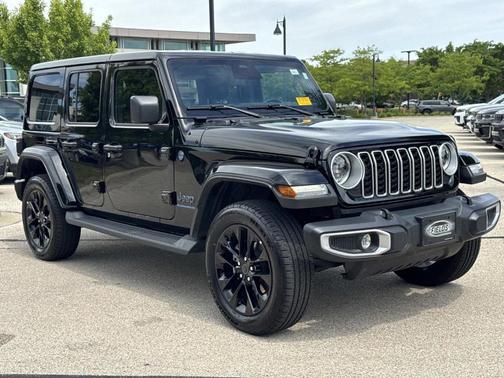 Black Clearcoat 2025 Jeep Wrangler 4xe Sahara