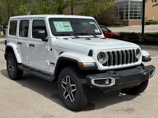 Bright White 2026 Jeep Wrangler Sahara