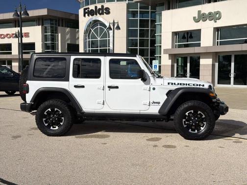 Bright White Clearcoat 2025 Jeep Wrangler 4xe Rubicon