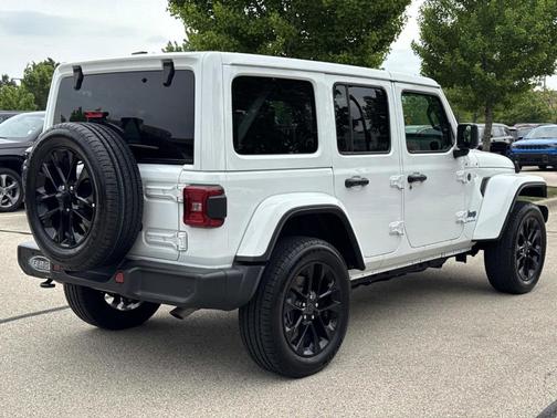 Bright White Clearcoat 2025 Jeep Wrangler 4xe Sahara