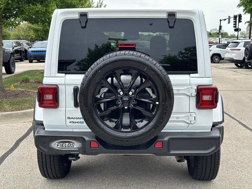 Bright White Clearcoat 2025 Jeep Wrangler 4xe Sahara