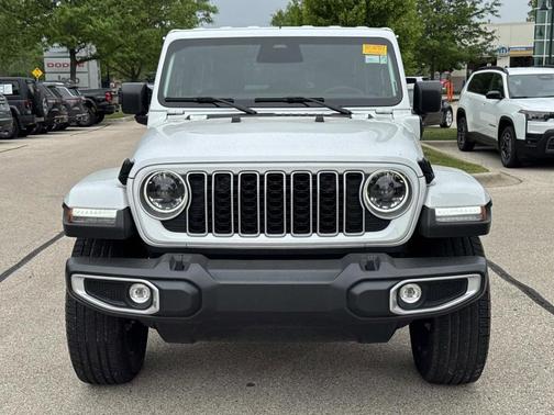 Bright White Clearcoat 2025 Jeep Wrangler 4xe Sahara