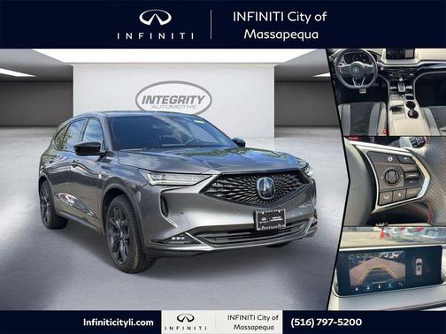 Liquid Carbon Metallic 2023 Acura MDX A-Spec