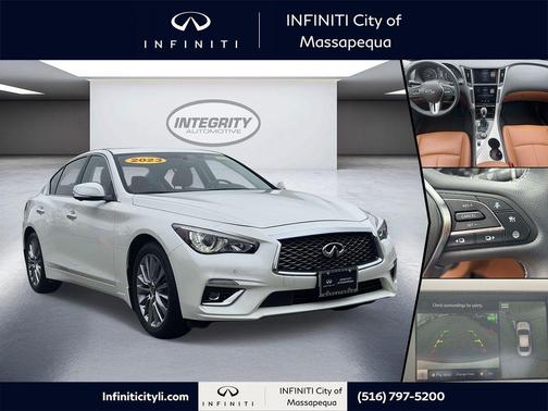 Majestic White 2023 INFINITI Q50 LUXE
