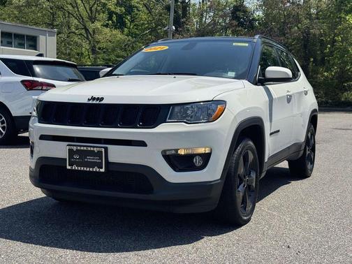 White Clearcoat 2021 Jeep Compass Altitude