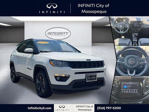 White Clearcoat 2021 Jeep Compass Altitude