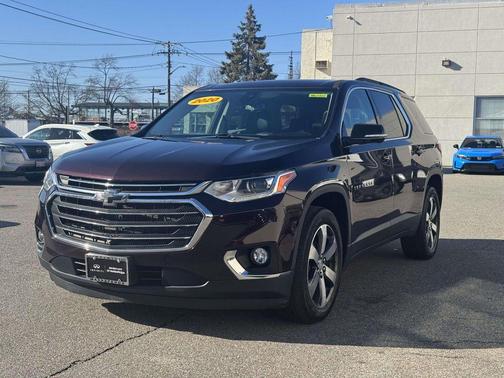Black Cherry Metallic 2020 Chevrolet Traverse LT Leather