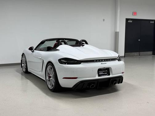 White 2022 Porsche 718 Spyder