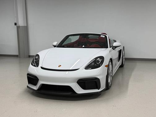 White 2022 Porsche 718 Spyder