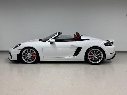 White 2022 Porsche 718 Spyder
