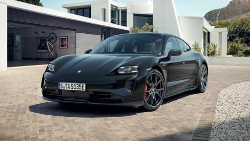Black 2023 Porsche Taycan