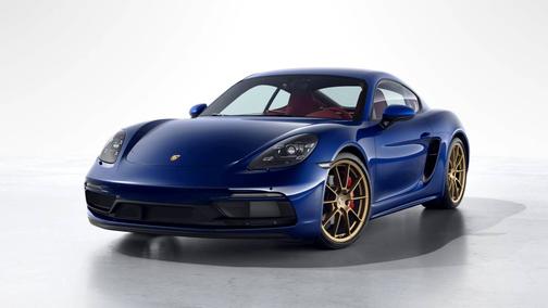Gentian Blue Metallic 2025 Porsche 718 Cayman