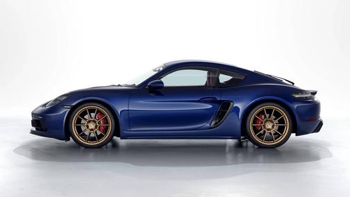 Gentian Blue Metallic 2025 Porsche 718 Cayman