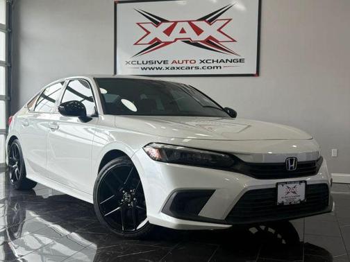 White 2022 Honda Civic Sport