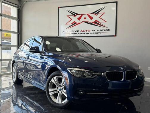 Blue 2018 BMW 330 i xDrive