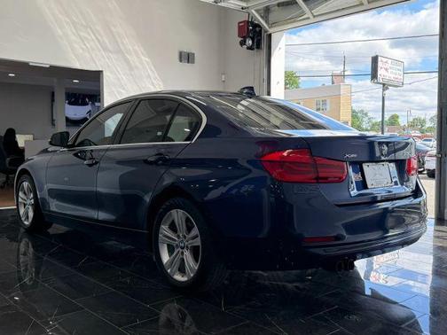 Blue 2018 BMW 330 i xDrive