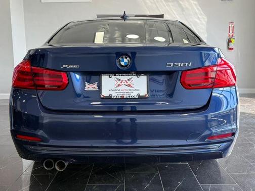 Blue 2018 BMW 330 i xDrive