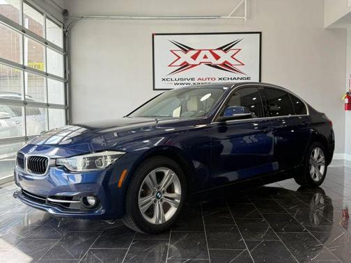 Blue 2018 BMW 330 i xDrive