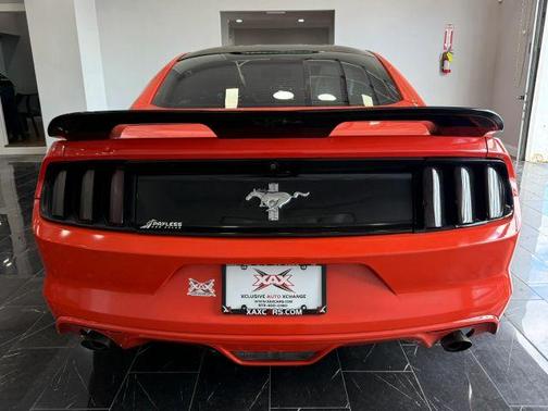 Orange 2015 Ford Mustang V6