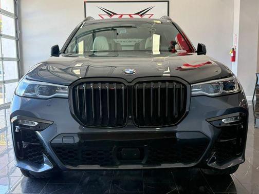 Blue 2020 BMW X7 M50i