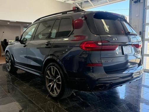 Blue 2020 BMW X7 M50i