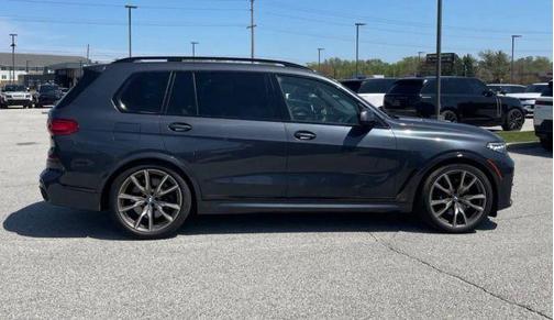 Blue 2020 BMW X7 M50i