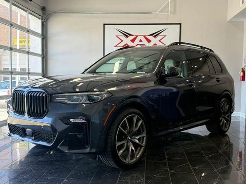 Blue 2020 BMW X7 M50i