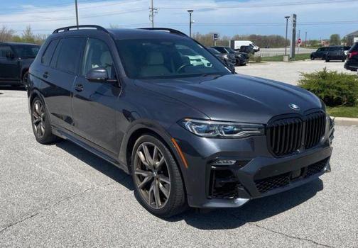 Blue 2020 BMW X7 M50i