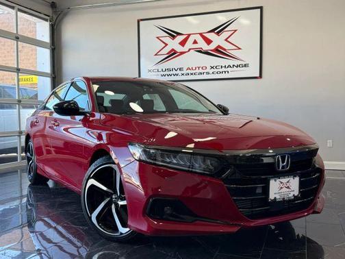 Red 2021 Honda Accord Sport 2.0T