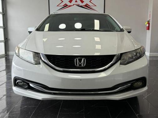 White 2015 Honda Civic EX-L