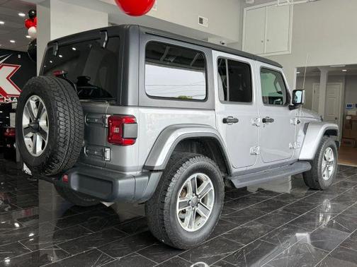 Silver 2018 Jeep Wrangler Unlimited Sahara