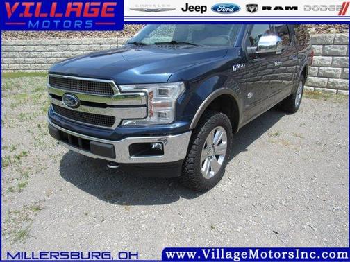 Blue 2020 Ford F-150 Lariat